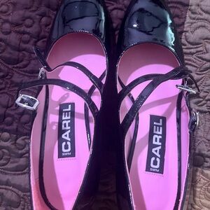 Black Patent Leather Mary Jane Shoes